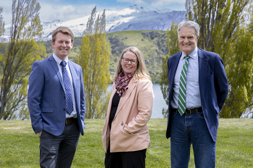 Arrowtown-Kawarau Ward Councillors (left to right): Heath Copland, Melissa White and Samuel Q Belk